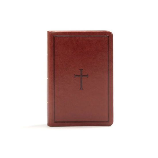 Cover for Holman Bible Staff Holman Bible Staff · KJV Large Print Compact Reference Bible, Brown LeatherTouch (Læderbog) (2019)