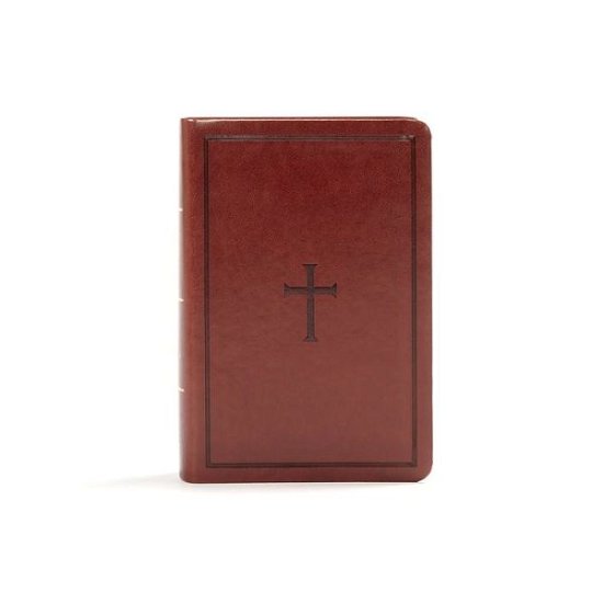 Cover for Holman Bible Staff Holman Bible Staff · KJV Large Print Compact Reference Bible, Brown LeatherTouch (Läderbok) (2019)