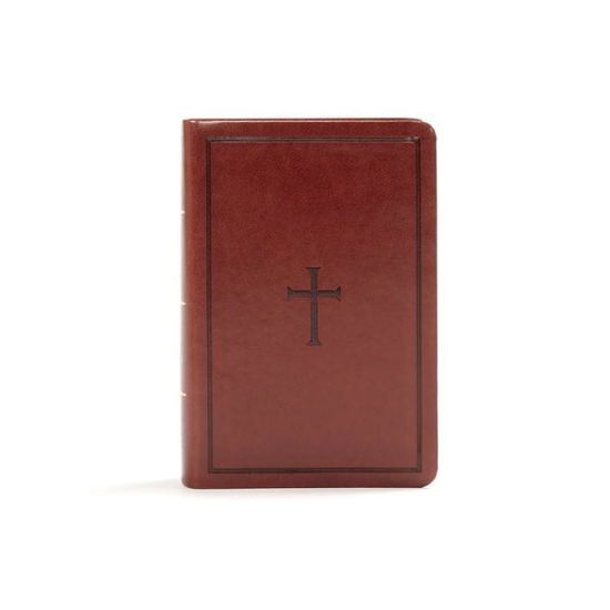 KJV Large Print Compact Reference Bible, Brown LeatherTouch - Holman Bible Staff Holman Bible Staff - Books - Broadman & Holman Publishers - 9781535935722 - April 15, 2019