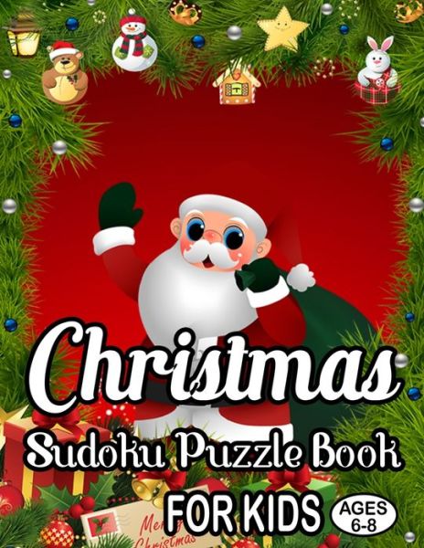 Cover for Rainbow Publishing · Christmas Sudoku Puzzle Book For Kids Ages 6-8 (Paperback Book) (2019)