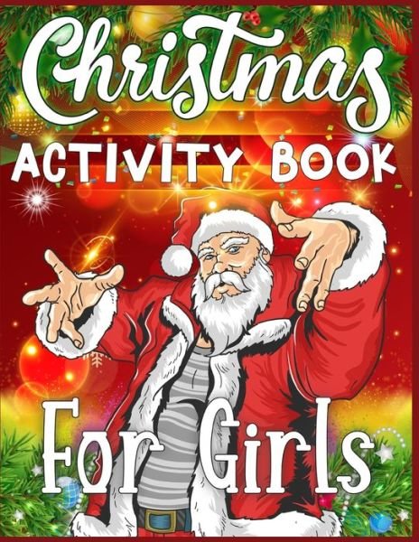 Cover for Sk Publishing · Christmas Activity Book For Girls (Paperback Bog) (2019)