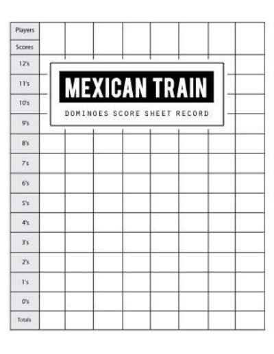 Cover for Bg Publishing · Mexican Train Score Record (Paperback Book) (2018)