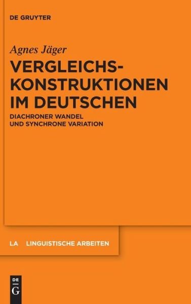 Cover for Jäger · Vergleichskonstruktionen im Deuts (Book) (2018)