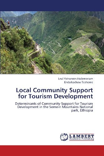 Cover for Endalkachew Teshome · Local Community Support for Tourism Development: Determinants of Community Support for Tourism  Development in the Semein Mountains National Park, Ethiopia (Paperback Bog) (2013)