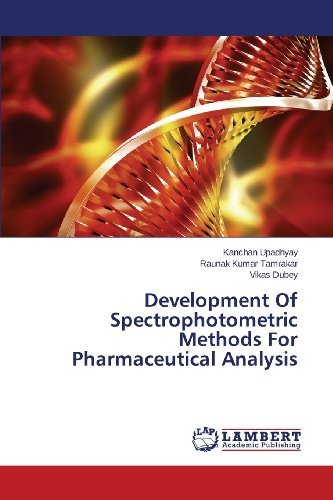 Cover for Vikas Dubey · Development of Spectrophotometric Methods for Pharmaceutical Analysis (Pocketbok) (2013)