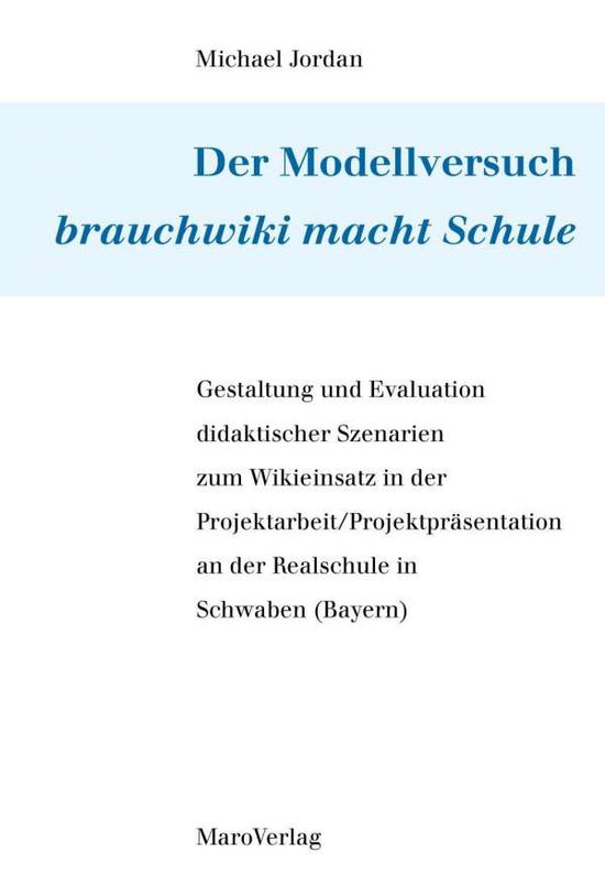 Cover for Jordan · Der Modellversuch brauchwiki mac (Book)