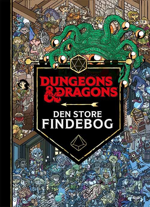 Cover for Dungeons &amp; Dragons: Dungeons &amp; Dragons - Den store findebog (Bound Book) [1th edição] (2022)