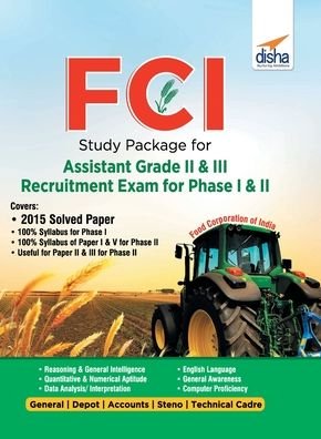 Cover for Disha Experts · FCI Study Package for Assistant Grade II &amp; III Recruitment Exam for Phase I &amp; II 2nd Edition (Paperback Book) (2019)