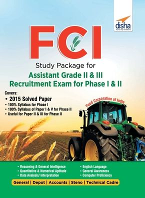 FCI Study Package for Assistant Grade II & III Recruitment Exam for Phase I & II 2nd Edition - Disha Experts - Livros - Disha Publication - 9789388373722 - 10 de outubro de 2019
