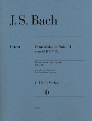 Bach, Johann Sebastian - French Suite II c minor BWV 813 - Johann Sebastian Bach - Bücher - Henle, G. Verlag - 9790201816722 - 14. Januar 2022