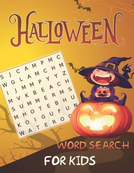 Cover for Larah Hugh · Halloween Word Search For Kids (Paperback Book) (2020)