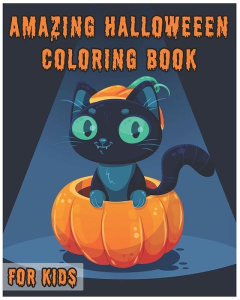 Cover for Maer Books · Amazing Halloween Coloring Book For Kids (Paperback Book) (2020)