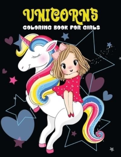 Cover for Dasanix Gefinix · Unicorns coloring book for girls (Paperback Book) (2020)
