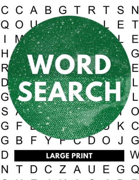 Cover for Getelan Journals · Word Search Large Print (Taschenbuch) (2020)