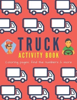 Cover for Mahleen Press · Truck Activity Book (Paperback Bog) (2020)