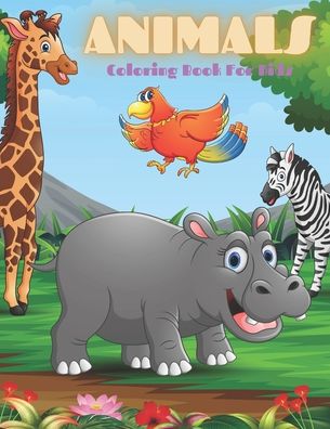 Cover for Kathleen Shannon · ANIMALS - Coloring Book For Kids (Paperback Book) (2020)