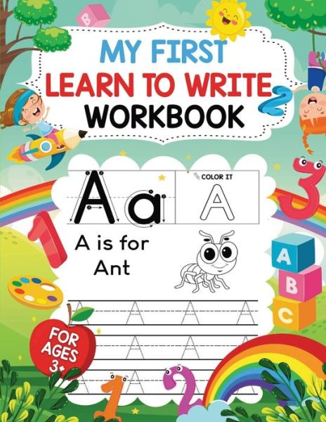 Cover for Mike Mills · My First Learn-to-Write Workbook For ABC Kids: Practice for Kids with Pen Control, Line Tracing, Letter Writing, and More! (Paperback Book) (2022)