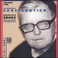 Complete Songs Vol.2 - D. Shostakovich - Musique - DELOS - 0013491330723 - 27 août 2002