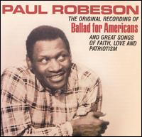 Ballad For Americ - Paul Robeson - Musiikki - VANGUARD - 0015707011723 - lauantai 30. kesäkuuta 1990