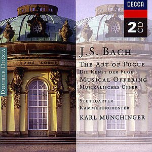 Cover for Munchinger Karl / Stuttgart Ch · Bach: the Art of Fugue / Music (CD) (2003)