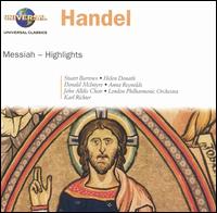 Messiah - Highlights - G.F. Handel - Musik - DEUTSCHE GRAMMOPHON - 0028947477723 - 14. Oktober 2003