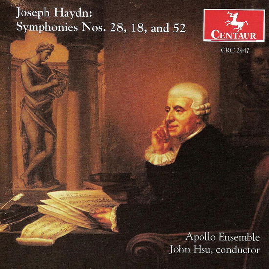 Sym 18 in G / Sym 28 in a / Sym 52 in C Minor - Haydn / Apollo Ensemble / Hsu,joh - Musiikki - CTR - 0044747244723 - maanantai 14. helmikuuta 2000