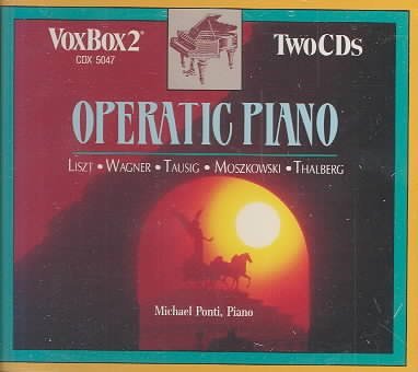 Cover for Liszt / Wagner / Grainger · Operatic Piano (CD) (1992)