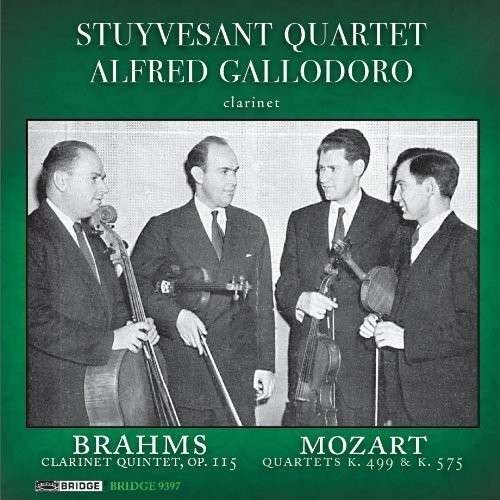 Cover for Brahms / Mozart / Stuyvesant Quartet · Stuyvesant Quartet with Al Gallodoro (CD) (2013)