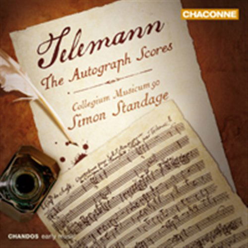 Telemannthe Autograph Scores - Collegium Musicum 90standage - Muziek - CHANDOS - 0095115078723 - 26 maart 2012