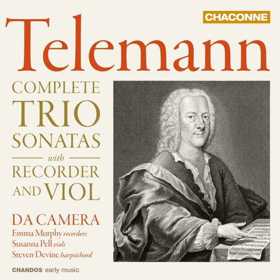 Telemann / Complete Trio Sonatas - Murphy / Pell / Devine - Musiikki - CHANDOS - 0095115081723 - perjantai 29. syyskuuta 2017