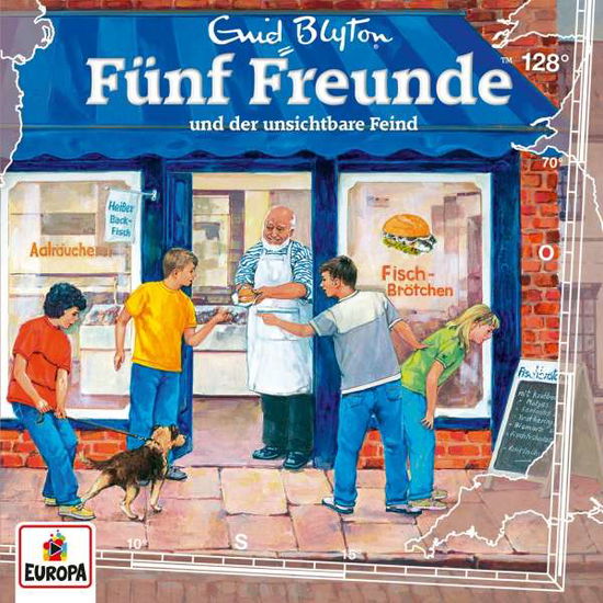 Cover for Fuenf Freunde · 128/und Der Unsichtbare (CD) (2020)