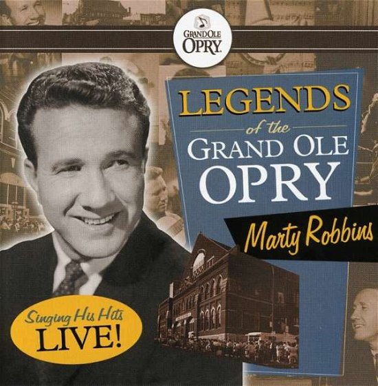Grande Ole Opry: Marty Robbins - Marty Robbins - Muziek - TIMELIFE - 0610583209723 - 30 oktober 2007