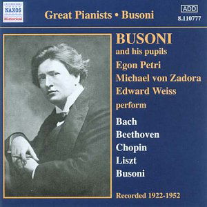 Busoni & Pupils - Francois-Joel & Michael Schonwandt Thiollier - Musik - NAXOS - 0636943177723 - 4. November 2004