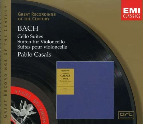 Cover for Pablo Casals · Bach: Cello Suites (CD) [Remastered edition] (2003)