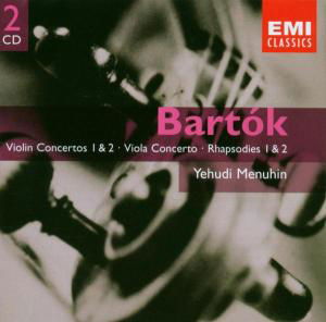 Cover for Yehudi Menuhin · Bartok: Violin Concertos 1 &amp; 2 (CD) [Remastered edition] (2016)