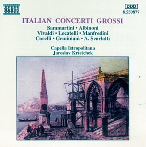 Cover for Capella Istropolitana &amp; Jaroslav Krček · Italian Concerti Grossi (CD) (2024)