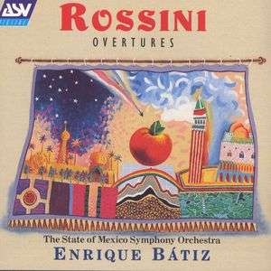 Cover for Rossini: Overtures · Batiz / Som (CD) (1993)