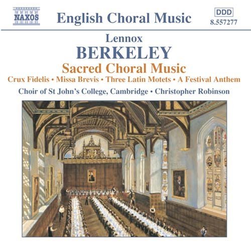 Cover for Berkeley / Vaughn / Robinson · Sacred Choral Music (CD) (2003)