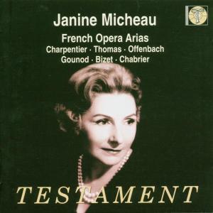 French Opera Arias Testament Klassisk - Micheau Jannie - Musik - DAN - 0749677134723 - 2000