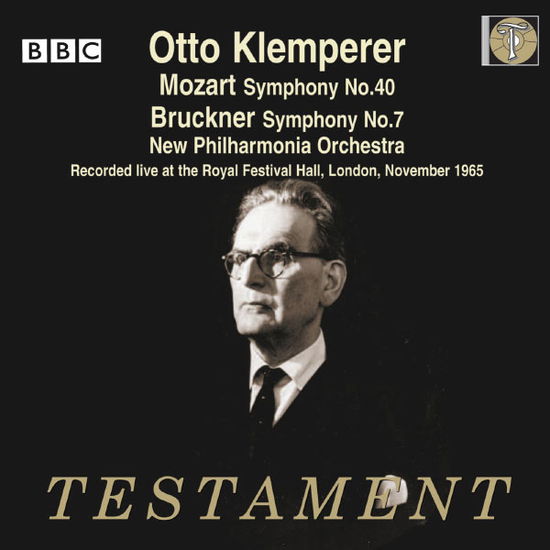 New Philharmonia Orchestra / Klemperer · Symphony No.  40 / Symphony No.  7 Testament Klassisk (CD) (2013)