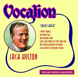 Cover for Jack Hylton · Jack's Back Vocalion Pop / Rock (CD) (2000)