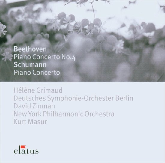Cover for Grimaud Helene Masur Zinman · Schumann Beethoven: Klavierkonzert 4/klavierkonzert A-moll (CD)