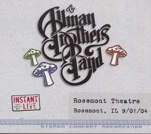 Cover for Allman Brothers Band · Instant Live:01/09/04 (CD) (1990)