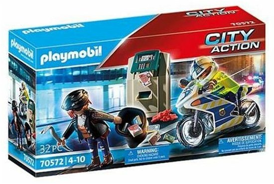 Cover for Playmobil · Playmobil 70572 City Action Politiemotor (Toys)