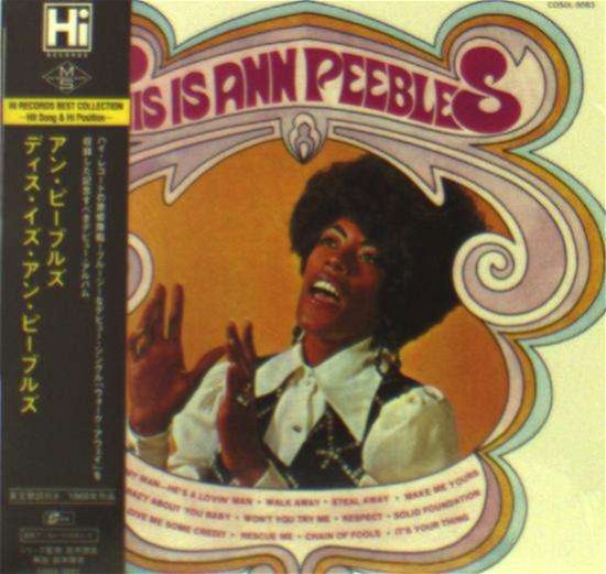 Cover for Ann Peebles · This is Ann Peebles (CD) [Japan Import edition] (2014)