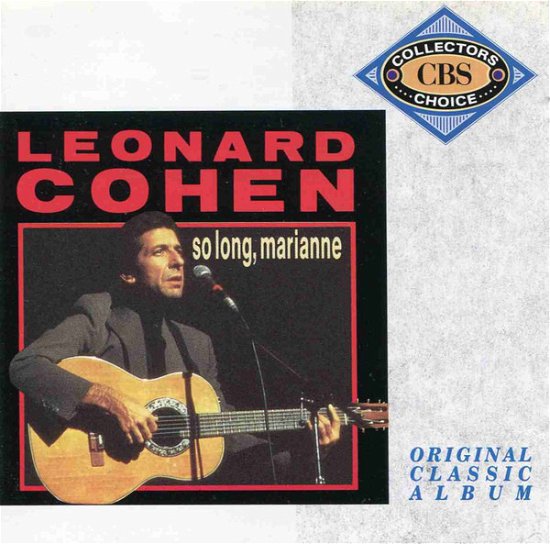 Cover for Leonard Cohen · So Long, Marianne (CD)