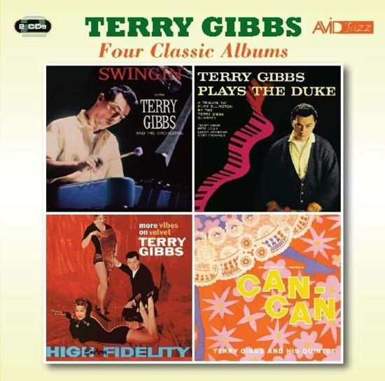 Four Classic Albums (Swingin / Terry Gibbs Plays The Duke / More Vibes On Velvet / Music From Cole Porters Can Can) - Terry Gibbs - Muziek - AVID - 5022810703723 - 3 februari 2014