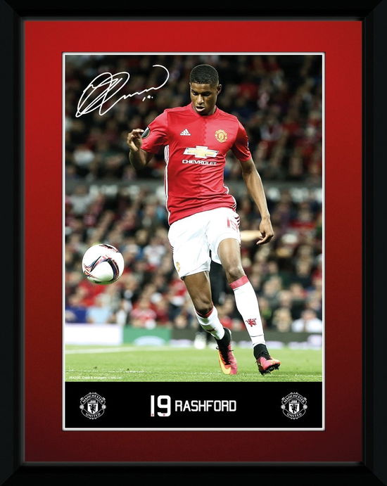 Manchester United - Rashford 16/17 (Stampa In Cornice 15x20 Cm) - Manchester United - Gadżety -  - 5028486368723 - 