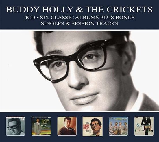 Cover for Buddy Holly · Six Classic Albums (+Bonus Singles &amp; Session Tracks) (CD) [Digipak] (2018)