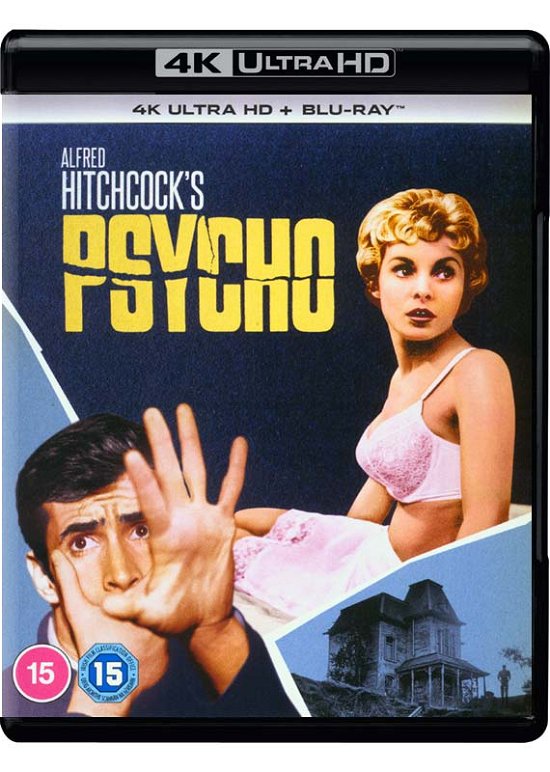 Cover for Psycho Uhd · Alfred Hitchcock - Psycho (4K UHD Blu-ray) (2021)